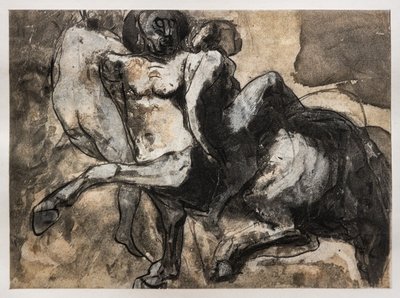 Kentauri sieppaa kaksi naista tekijältä Auguste (after) Rodin
