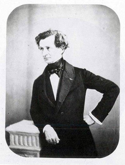 Hector Berliozin muotokuva, noin 1850-luku tekijältä Auguste Adolphe Bertsch
