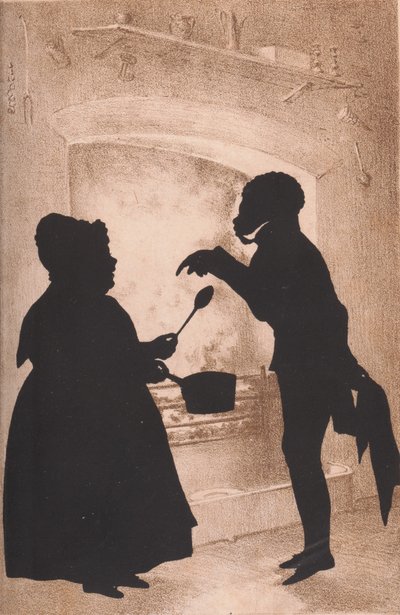 Trakaatti siluettien kaltaisista, 1835. tekijältä Auguste Amant Constant Fidele Edouart