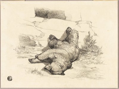 Venäläinen karhu tekijältä Auguste Andre Lancon