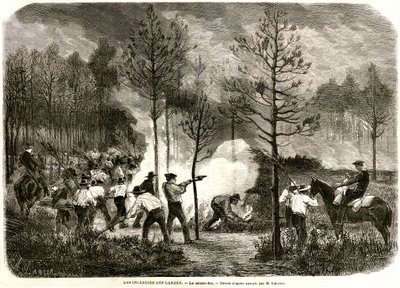Osavaltioiden suuri tuli, vastatuli tekijältä Auguste Andre Lancon