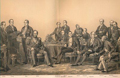 "Pariisin kongressi vuonna 1856", 1907 tekijältä Auguste Blanchard