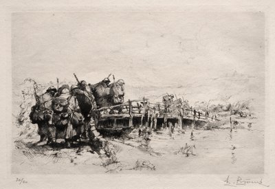 Jalankulkusilta tekijältä Auguste Brouet