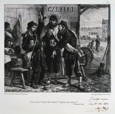 Tykit! Lisää aseita!! Aina aseet!!! Pariisin piiritys joulukuussa 1870 1872 tekijältä Auguste Bry
