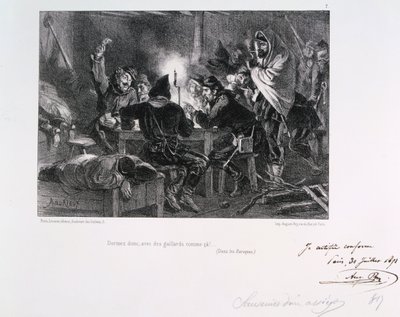 Nuku tällaisten kaverien kanssa!, Pariisin piiritys, 1870-1871 1871 tekijältä Auguste Bry