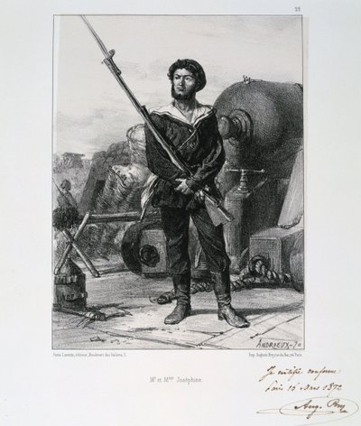 M et me Josephine, Pariisin piiritys, Ranskan ja Preussin sota, 1870 1872 tekijältä Auguste Bry