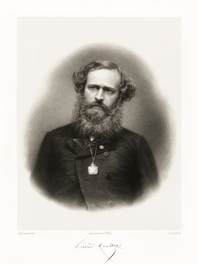 Arsène Houssaye, 1865-66 tekijältä Auguste Charles Lemoine