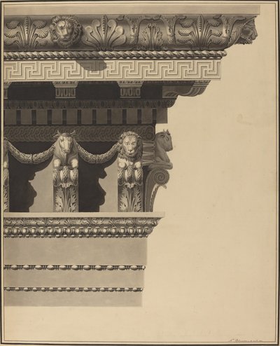 Entablature tekijältä Auguste Delacouture