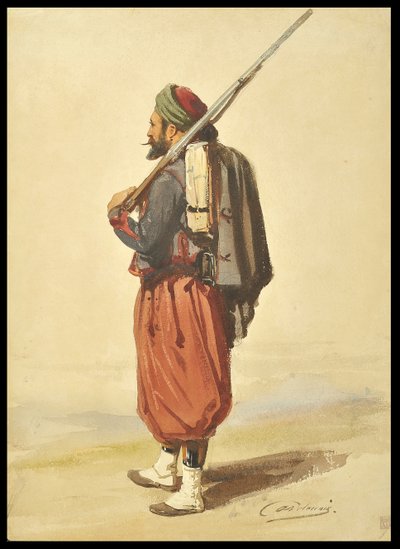 Zouave tekijältä Auguste Delacroix