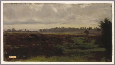 Suot, 1850-luvun puoliväli (öljy paperille) tekijältä Auguste Francois Bonheur
