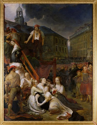 Jakso Place du Bouffayssa, Nantes, 1793, 1859 tekijältä Auguste Hyacinthe Debay