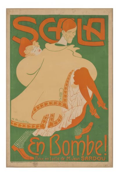 Scala. En bombe, J. Sardoun näytelmä tekijältä Auguste Jean Baptiste Roubille