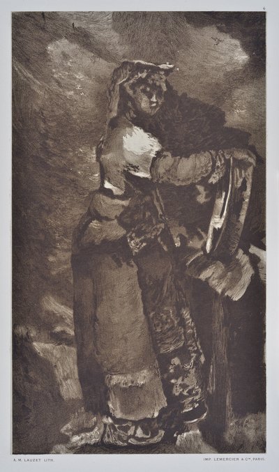 Italian kielen opiskelu (piirustus) tekijältä Auguste Lauzet