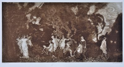 Les dones del rei (dibuix) finlandès tekijältä Auguste Lauzet