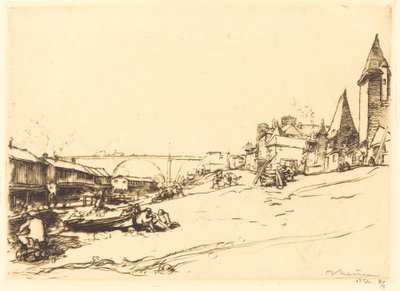 Angers - Puolan kuninkaan talo (Angers - La maison du roi de Pologne) tekijältä Auguste Lepere
