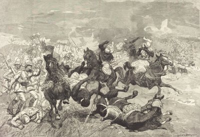 Sudanissa: El-Tebin taistelu, 18831890. tekijältä Auguste Lepere