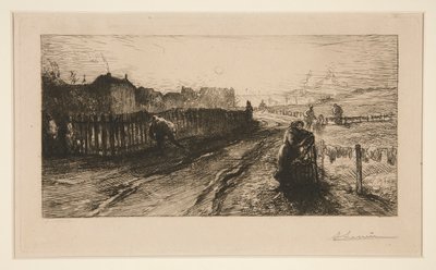 Linnoituksissa Porte de Versailles tekijältä Auguste Lepere
