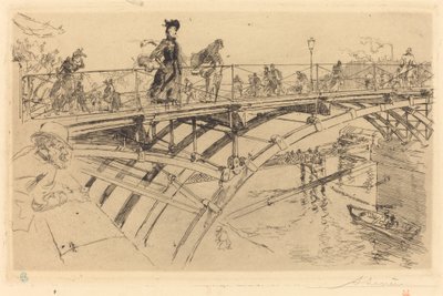 Taiteiden silta (Le pont des Arts) tekijältä Auguste Lepere
