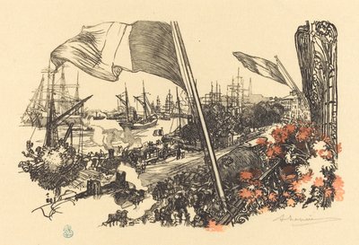 Dedikaatiosivu, julkaistu 1900. tekijältä Auguste Lepere