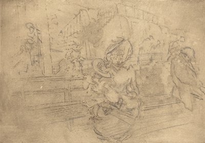 Lähtö Greenwichiin Lähtö pour Greenwich, 1891. tekijältä Auguste Lepere