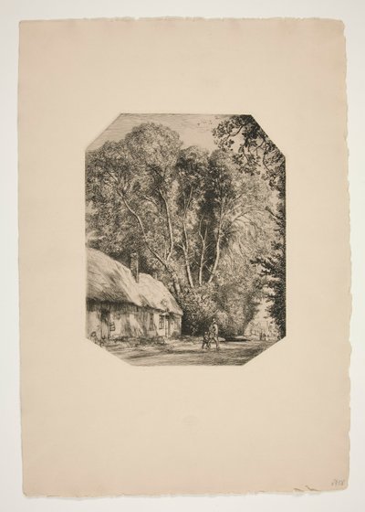 Le Bout Genet (Crevecoeur-le-Grand) tekijältä Auguste Lepere