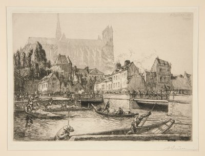 Markkinoida? vihannekset? Amiens (Amiensin vihannesmarkkinat) tekijältä Auguste Lepere