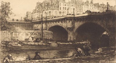 Pont Neuf, 1901. finlandès tekijältä Auguste Lepere