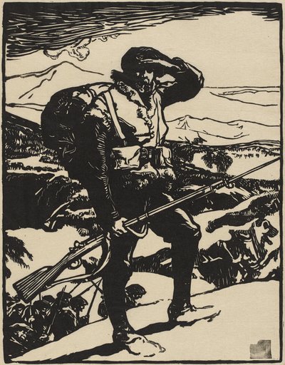 Katse Reinin tasangolle tekijältä Auguste Lepere