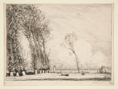 Poppelien esirippu (Vendee) tekijältä Auguste Lepere