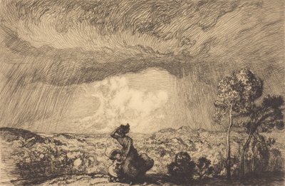 Storm on the Dune, Vendee Storm on the Dune, Vendee. tekijältä Auguste Lepere