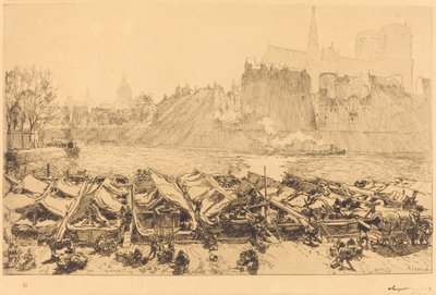 Suuri Apple Market tekijältä Auguste Lepere
