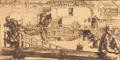 Pesutalo Pesutalo, 1891. tekijältä Auguste Lepere