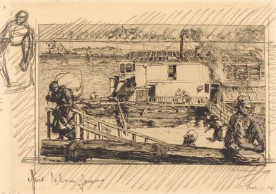 Pesutalo Pesutalo, 1891. tekijältä Auguste Lepere