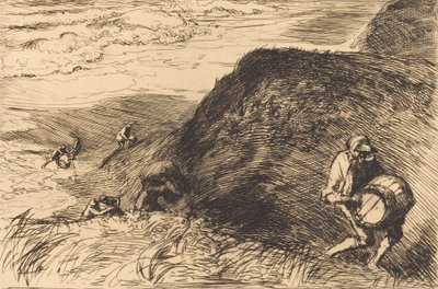 Wreckers, Saint-Jean-de-Monts Haaksiryöstäjät, Saint-Jean-de-Monts, 1915. tekijältä Auguste Lepere