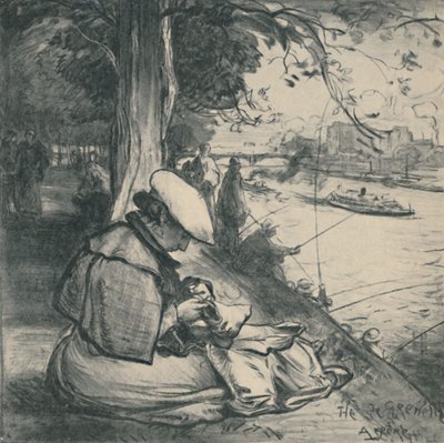 Joutsensaari, c1898, 1919 tekijältä Auguste Louis Lepère