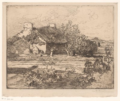Maatila tekijältä Auguste Lepère (signed by artist)