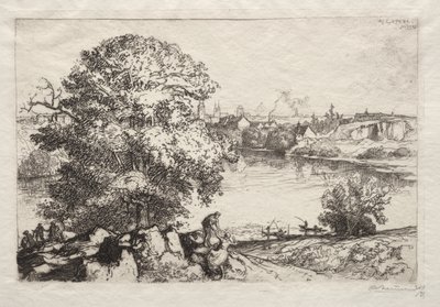 Angers: Estany finlandès de Sant Nicolau tekijältä Auguste Louis Lepère