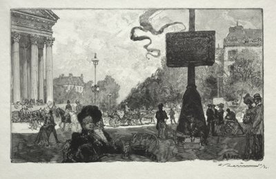 Cantonada de la Rue Royalefinnish tekijältä Auguste Louis Lepère