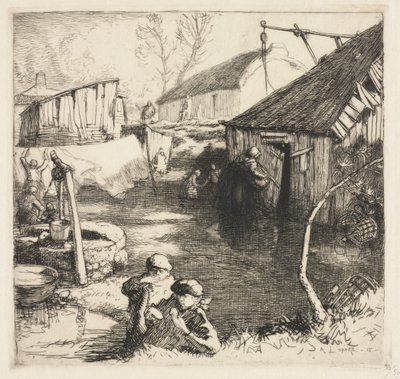 Kalastajakortteli (Saint-Jean-de-Monts) tekijältä Auguste Louis Lepère