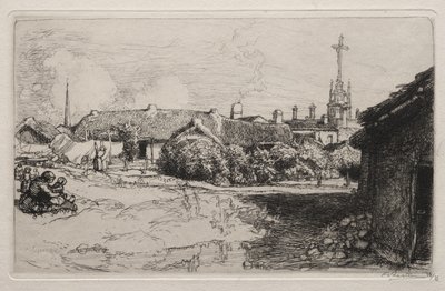 Golgata, St. Jean-de-Mont tekijältä Auguste Louis Lepère