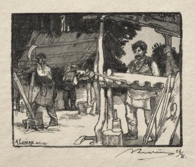 Listan valmistaja tekijältä Auguste Louis Lepère