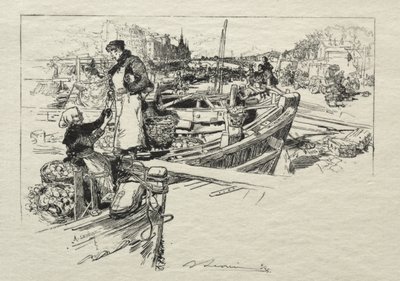 Apple Market, nro 1 tekijältä Auguste Louis Lepère