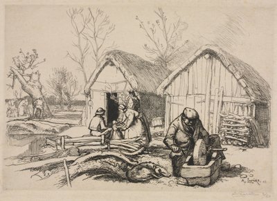 Puuhakkurin talo (Vendée) tekijältä Auguste Louis Lepère