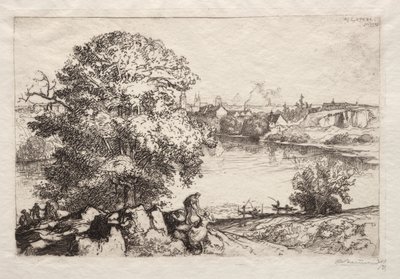 Angers: Estany finlandès de Sant Nicolau tekijältä Auguste Louis Lepère