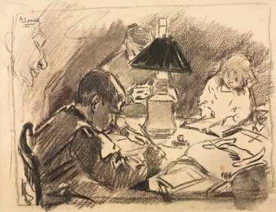 Lampun ympärillä tekijältä Auguste Louis Lepère