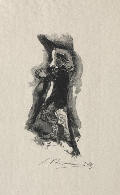 Sept-Cavernesin saasteessa tekijältä Auguste Louis Lepère