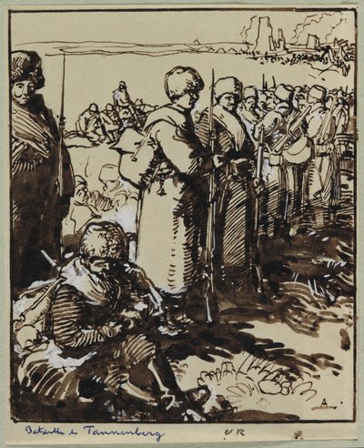 Bataille de Tannenberg, 1914. tekijältä Auguste Louis Lepère