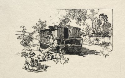 Asuntovene. tekijältä Auguste Louis Lepère