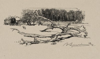 Carrefour de lEpine, 1887. tekijältä Auguste Louis Lepère