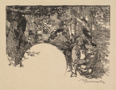Fontainebleaun metsä: Maalarit tekijältä Auguste Louis Lepère